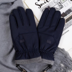 Talvisoojemad meeste mootorrattakindad tuulekindlad veekindlad puutetundlikud sisemised pehmed libisemisvastased nahas&otilde;bralikud meeste rattakindad One Size must