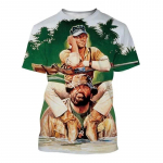 Bud Spencer Terence Hill 3D prinditud T-s&auml;rgid Meeste Naiste Mood T&auml;navar&otilde;ivad Suur l&uuml;hikeste varrukatega T-s&auml;rk Y2K Unisex r&otilde;ivad XL