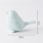 Keraamilised Linnukaunistused P&otilde;hjamaade Stiilis 3D Linnuskulptuur Haldjaaia Maastik Kodu Elutuba Kontor Lauadekoratsioon K&auml;sit&ouml;&ouml;