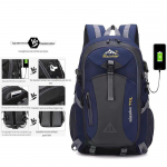 Meeste veekindel matka- ja v&auml;li spordiseljakott reisimiseks ja telkimiseks 40L Upgraded Waist Guard tumesinine v&auml;rv