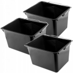 KADAX Wiadro malarskie Wiaderko Z Uchwytem 8Litr&oacute;w 3szt