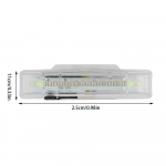 Veekindlad tagatuled USB-laetavad LED-stroboskoopvalgustid p&auml;ikeseenergial t&ouml;&ouml;tavad hoiatusvalgustid s&otilde;idukitarvikud autodele, veoautodele, maasturitele punane