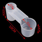 5 tk plastist linnus&ouml;&ouml;tja l&auml;bipaistva veega pudeli joogitops tuvilinnule