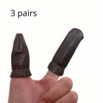 3 paari kaitsev PU-nahast s&otilde;rmekate, villane vilt, Poke Le Handguard s&otilde;rmekate 3 pairs