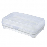 Munade hoiukast suure v&otilde;imsusega kokkup&otilde;rkevastane l&auml;bipaistev n&auml;htav 15 restiga k&uuml;lmkapp muna v&auml;rskelt s&auml;iliv kast K&ouml;&ouml;gitarvikud puhas