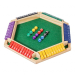 Shut The Box Lauam&auml;ng 6-suunaline Hariduslik Matemaatika Numbrim&auml;ngude Strateegiam&auml;ng 6 M&auml;ngijat