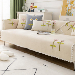 Nordic Flowers Knitting &Scaron;enill Diivanir&auml;tik Libisemiskindel diivanmatt Diivanipadja kate Four Seasons Universaalsed lihtsad diivanikatted 70x70