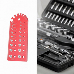 Nut and Bolt Thread Checker with inch cm Ruler Board Measurement Identifier Gauge for Home DIY