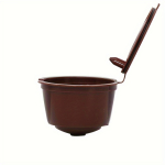 1 tk Korduvkasutatavad Kohvikapslid, &Uuml;hilduvad DOLCE GUSTO Kohvimasina Kapslitega, T&auml;idetav Kohvitass Vee Filtri Komplekt. 1pc pruun