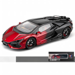 1/24 Lamborghini Revuelto superauto sulamist autode valatud mudelid ja m&auml;ngus&otilde;idukid metallist m&auml;nguautomudeli heli ja valguse kollektsioon lastele m&otilde;eldud m&auml;nguasjad 1/24-Size:21*9.6*5cm punane