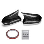 2Pcs Side Mirror Cover Cap For Toyota Yaris 2012 2013 2014 2015 2016 2017 2018 2019 2020 Door Wing Rearview Mirrors Accessories