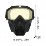 Mootorrattas&otilde;idu prillid Udukindlad Krossimootorratta Rattas&otilde;idu Prillid Eemaldatava N&auml;omaskiga Motokrossi Prillid Mootorratta Tarvikud puhas