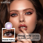 EYESHARE Colored Contact Lenses Purple Cosmetic Colored Contact Lenses Green Fashion Beauty Contact Lenses Brown Natural Colored Soft Lenses 1 Pair