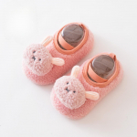 Paksutatud beebisokid kevad-suveks, pehme p&otilde;hjaga, libisemiskindlad, beebi esimesed jalatsid 0-6 kuud, p&otilde;rutused XS roosa