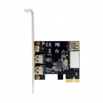 1394 Firewire kaart, PCIe 4 orts 1394A Firewire pansion kaart, CI pressi jaoks (1X) sisemisele IEEE 1394 Adapter Controlile