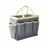 Ergonoomilise k&auml;epidemega aiat&ouml;&ouml;riistade hoiukott, suure mahutavusega mitu taskut, veekindel hall