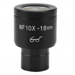 WF10X18mm bioloogilise mikroskoobi lainurk-k&otilde;rge okulaari objektiiv