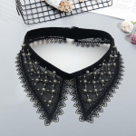 Pearl v&otilde;ltskraega naiste s&auml;rk, eemaldatav kaelus, naiste kaelarihm, valge rev&auml;&auml;r Faux Col Naiste riided Aksessuaarid