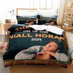 3D prindiga Niall Horani voodipesukomplekt, tekikott, tekk, voodikomplekt, tekikott, padjap&uuml;&uuml;r, king size, queen size, &uuml;heinimesevoodi, poistele, t&uuml;drukutele, t&auml;iskasvanutele AU Single 140x210cm