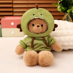 Multifilmi karu Palus m&auml;nguasjad T&auml;idisega Armsad Loomad Valge / Pruun Karu Kangas kapuutsid Beebi nukk Kvaliteetne s&uuml;nnip&auml;evakingitus lastele 40cm