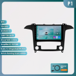 Hizpo 2din Android Auto Raadio Ford S-Max 2007 - 2015 jaoks Auto AC Auto Raadio Multimeedia Video M&auml;ngija GPS Navi Peaseade Carplay 4G BT RDS intelligentne DVR P1 4Core 1G 32G