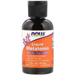 Now Foods - LIQUID MELATONIN 3 mg. vanilla flavor, 59 ml