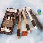 Vajutuspliiats Kohv Pehme Eurobag Pliiats K&otilde;rge v&auml;limusega Kiire kuiv pintsel K&uuml;simus Pliiats &Otilde;pilase kirjatarbed Eksam Must pastapliiats 14.5*2*2