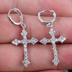 1 paar tsirkoonist ristk&otilde;rvar&otilde;ngaid naistele rippuvad k&otilde;rvar&otilde;ngad gooti punk hip hop naiste augustamine rippuvad k&otilde;rvar&otilde;ngad ehted 1Pair