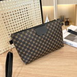 Prinditud &auml;mbrikott Niche Design Messenger Bag Casual Lihtne naiste &otilde;lakott Naistele must