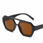 Plastikust Naiste P&auml;ikeseprillid Retro &Uuml;lesuurustatud Leopardi Pruun Gradient Prillid Mood Luksus Disainer P&auml;ikeseprillid Meeste Varjud UV400 must