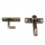 1 tk l&uuml;kandakna ukseluku k&auml;epide metallist ukse riivi kett pronksist kaitseriiv