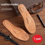 Paksendatud ehtsast nahast niiskust imavad hingavad deodorandid meeste ja naiste spordisisetallad Size 43 pruun