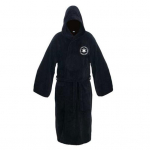 Meeste flanell hommikumantel kapuutsiga paks soe &uuml;hev&auml;rviline pikkade varrukatega kodur&otilde;ivas s&uuml;gis-talv t&auml;ht XL must