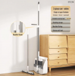 Pehmete harjastega hari ja k&uuml;hvel komplekt kleepumatu karvade funktsiooni ja kaabitsaga