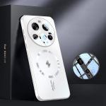 Magsafe &uuml;mbris Xiaomi 15 Ultra jaoks, matt, p&otilde;rutuskindel, objektiivikaitsekilega, kaitsekaas Xiaomi Mi 15 14 Pro 13 jaoks, magnetiline kest for Xiaomi 15 Ultra