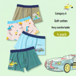 2024 Uued Poiste Puuvillased Bokserid V&auml;ikelastele, Vanusele 2+ L (Height 105-115cm, Weight 14-19kg)