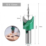 10-k&auml;epidemega Buddha helmeste freesimisvahend: &Uuml;mar helmenuga ja pagoodpuur puidut&ouml;&ouml;ks ja k&auml;ev&otilde;rude valmistamiseks