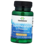 Teaniin, Suntheanine L-Teaniin 200, Swanson 60kaps (27280025) 60vcaps