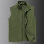 Suures suuruses Suures suuruses vest Meeste soe vest varrukateta vestiga jakk 8XL armee roheline v&auml;rv