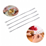 4 tk roostevabast terasest homaari krabi n&otilde;el p&auml;hkel n&otilde;el puuviljakahvel mereandide t&ouml;&ouml;riistad