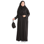 Moslemina kleit naistele koos hijabiga, abaya, kiirpalve riiete komplekt, islami r&otilde;ivad, Dubai kaftan jilbab burqa X-Small-XX-Large tumepruun v&auml;rv