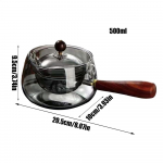 Klaasist teekann infusiooniga 17 untsi mahutavusega p&ouml;&ouml;ratav pliidiplaadikindel suur teekann eemaldatav n&otilde;udepesumasinas pestav teeinfusiooni teekann