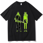 Mees, kellest ta huvitatud oli T-s&auml;rk Naised Harajuku Topid T&uuml;druk Manga R&otilde;ivad Gooti Esteetika Suvi Puhas Puuvill Streetwear R&otilde;ivad XXXL