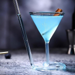 Loominguline l&otilde;bus spiraalne kokteiliklaas P&ouml;&ouml;rlev Martini Creative Long Tail Cocktail &otilde;lgedest veiniklaas baaripidude tarbeks