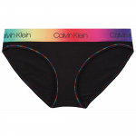 Calvin Klein Rainbow Series Poolkattega Kolmnurk Alusp&uuml;ksid Naiste alusp&uuml;ksid Must QF6539AD-UB1 S