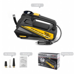 Rehvipump Kaasaskantav &Otilde;hukompressor - DC 12V &Otilde;hupump Autorehvidele 150PSI LCD digitaalse manomeetri ja Avarii LED-valgustusega, Autorehvi pump autodele kollane
