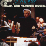 LP plaat HERBERT VON KARAJAN BERLIN PHILHAR R. Straussi s&uuml;mfoonilised poeemid EAC4706364 ANGEL Jaapan Klassikaline Kasutatud
