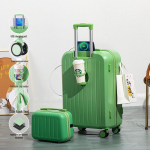 K&otilde;rge v&auml;&auml;rtusega k&auml;ru kohver: Suure mahutavusega reisikohver kahekihilise lukuga meestele ja naistele &uuml;li&otilde;pilastele 24 inches