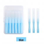 Hambavahe- ja ortodontiliste harjade komplekt: 20 hamba vahe, v&auml;ike kulmupintsel, silindrilised ripsmeharjad - 20 t&uuml;kki