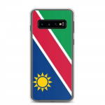 Coque T&eacute;l&eacute;phone &ndash; Samsung &ndash; Galaxy S10 &ndash; Drapeau Namibie &ndash; Supp &ndash; Mitmev&auml;rviline